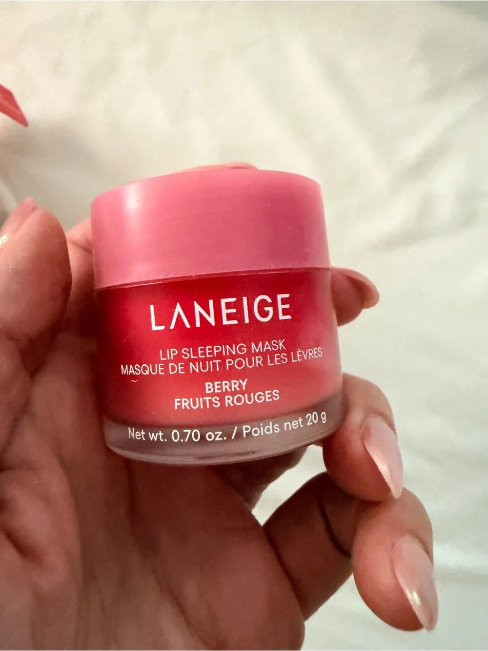 LANEIGE Lip Sleeping Mask - Vibrant Red Box
